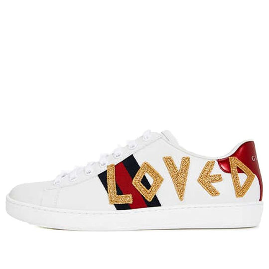 (WMNS) Gucci Ace 'Loved' 505328-DOPE0-9095 - KICKS CREW