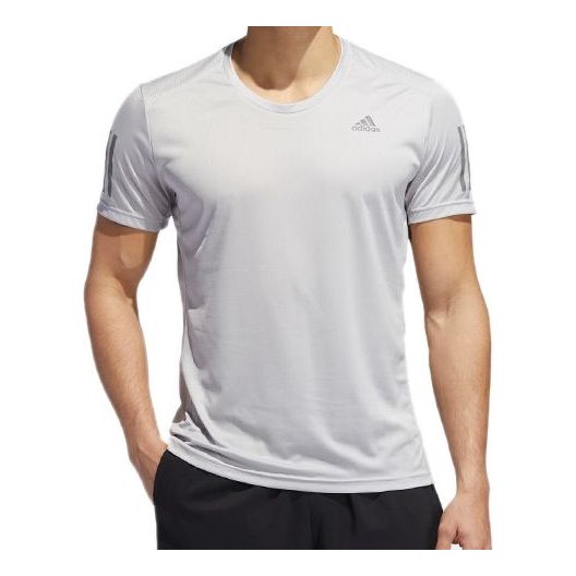 Men's adidas OWN THE RUN Gray T-Shirt DZ9001 - KICKS CREW