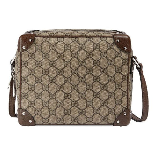 GUCCI Leather Detail Shoulder Bag Beige Ebony 626363-92TDN-8358-KICKS CREW