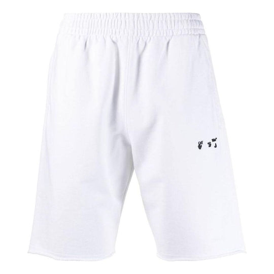Men's Off-White FW22 Logo Casual Shorts Version White OMCI006C99FLE00801100110