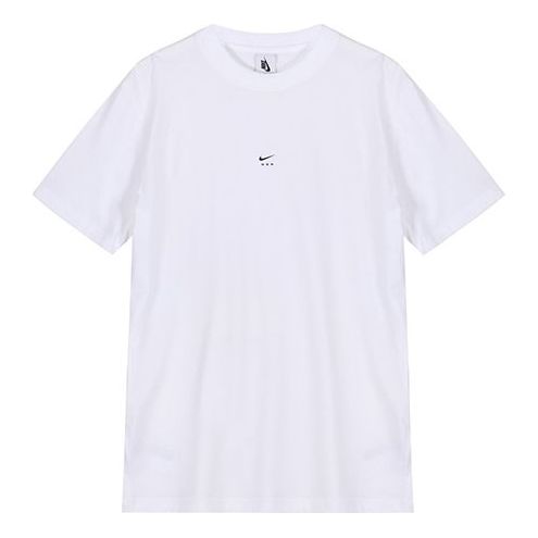 Nike x MMW Crossover Graphic Athleisure Casual Sports Round Neck Short Sleeve T-shirt White AA4244-100 T-shirts  -  KICKSCREW