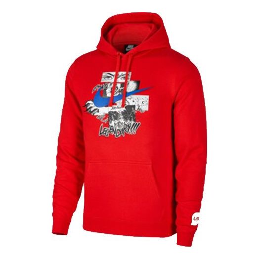 Nike x LPL Crossover hooded Long Sleeves Red CW4329-657