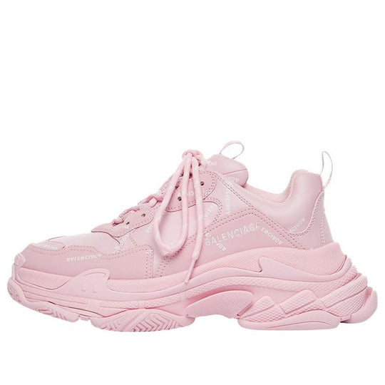 (WMNS) Balenciaga Triple S Sneaker 'Allover Logo - Pink' 524039W2FA15090