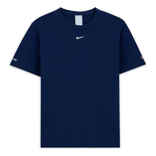 Nike x Drake NOCTA Cardinal Stock Logo Short Sleeve Men's Blue DJ5951-492