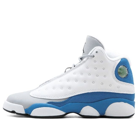 (GS) Air Jordan 13 Retro 'Italy Blue' 439358-107 Big Kids Basketball Shoes  -  KICKS CREW