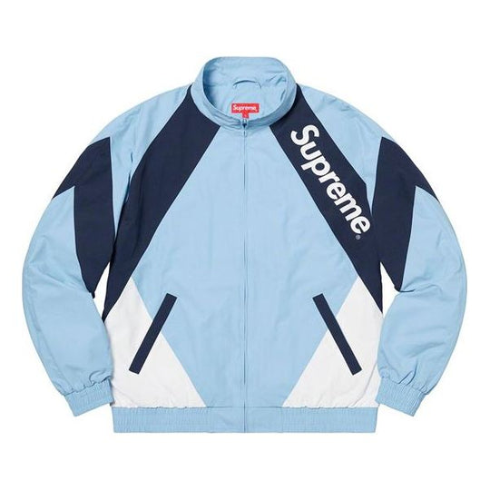 Supreme SS20 Week 1 Paneled Track Jacket Contrast Color Stitching