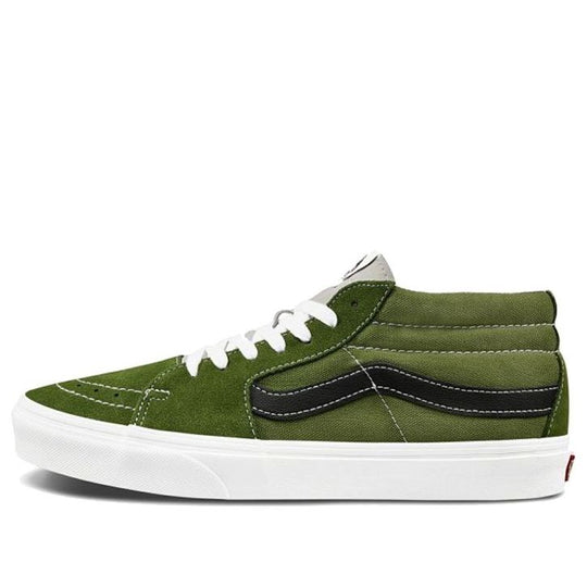 Vans Sk8-Mid Low Top skate shoes Unisex dark green VN0A3WM3WZ6