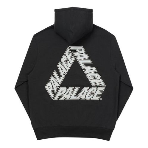 PALACE Classic Triangle Hooded Sweater Unisex Black P19HD048