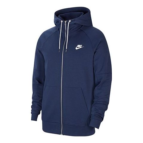 Nike Sports Cozy Full-Zip Hooded Jacket Blue CU4456-410-KICKS CREW