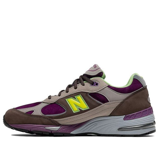 (WMNS) New Balance Stray Rats x 991 Made in England 'Purple Green' W991SRG