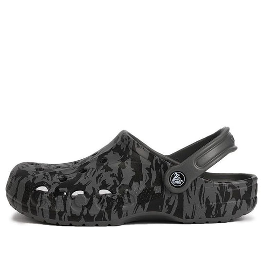 Crocs Beach Black Sandals 'Gray White' 206230-07I