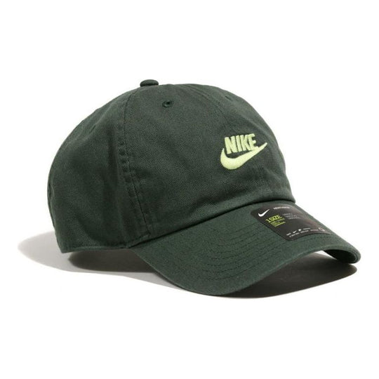 Nike 'Heritage 86' Futura Washed Unisex Cap Green 913011-337