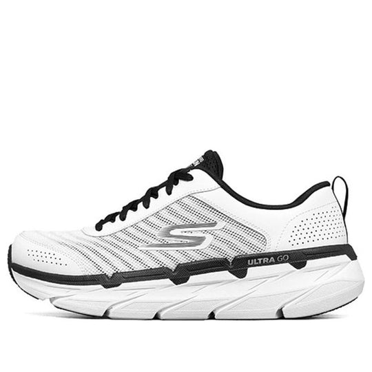 (WMNS) Skechers Max Cushioning Premier Low-Top Running Shoes White/Black 220078-WBK Training Shoes/Sneakers  -  KICKS CREW