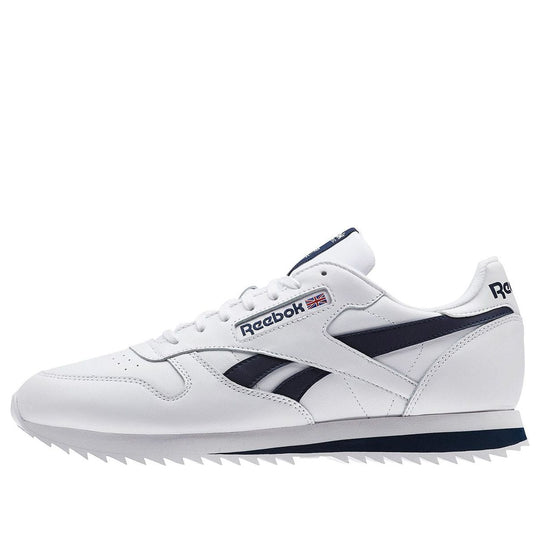 Reebok Classic Leather Ripple Low BP Running Shoes White BS8300 Athletic Shoes  -  KICKS CREW