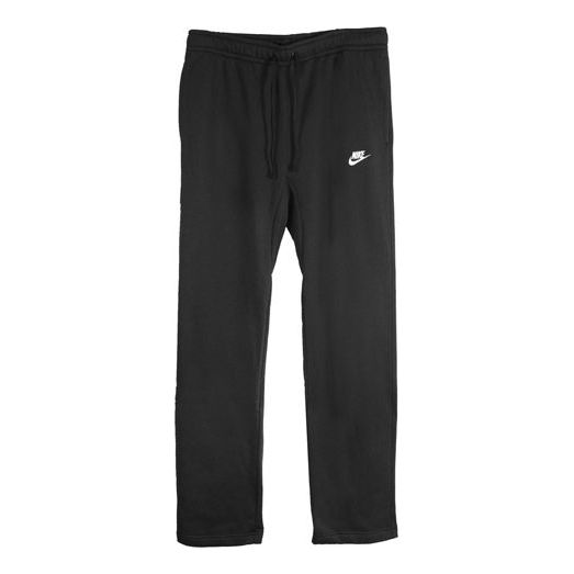 Nike Sportswear Club Fleece Casual Elastic Waistband Sports Pants Blac ...