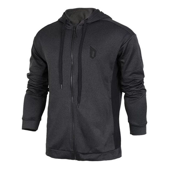 adidas Colorblock Casual Sports Hooded Jacket Men's Black BR9297