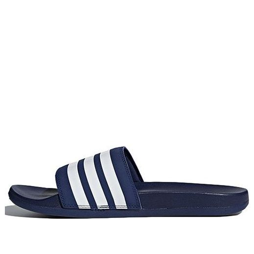 adidas Adilette Comfort Slides 'Dark Blue White' B42114 Beach & Pool Slides/Slippers  -  KICKS CREW