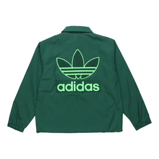 adidas originals Big Trfl Logo Men's Jacket Green H36282