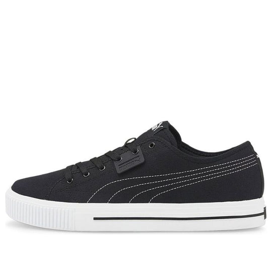 PUMA Ever Cv Casual Skateboarding Shoes Unisex Black White 383865-01