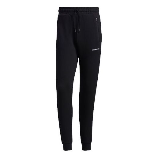 adidas neo M Ce 3s Icon Tp Casual Sports Bundle Feet Knit Long Pants Black GP5711