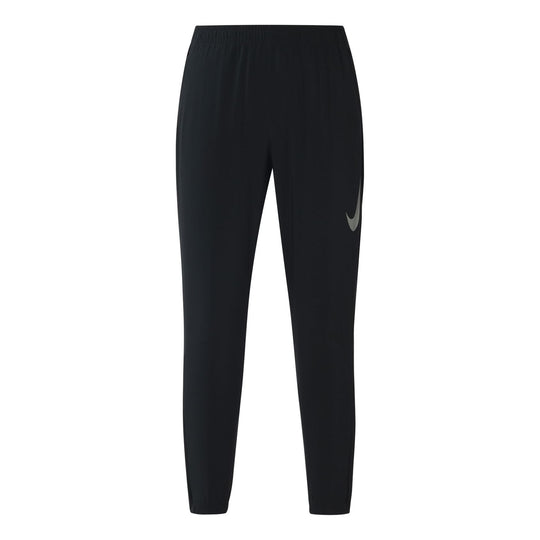 Nike Dri-FIT Running Training Quick-dry Zipper Sports Pant Male Black DJ9306-010