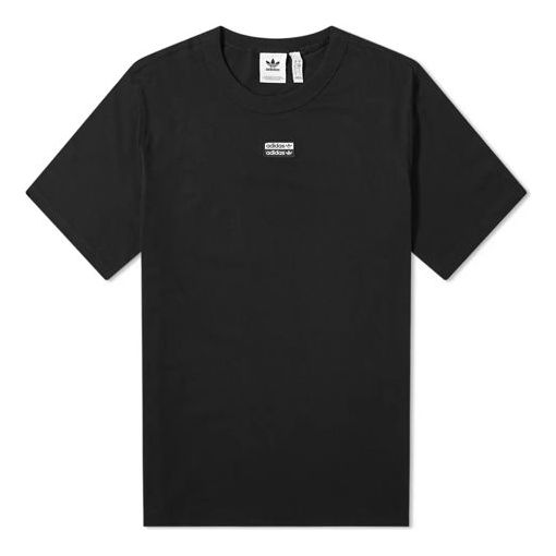 adidas originals Men's Logo Short Sleeve Black FM2267