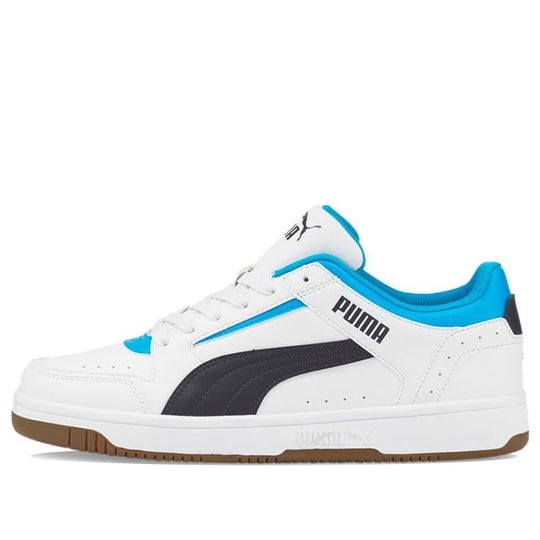 PUMA Unisex Rebound Joy Low-Top Sneakers White/Blue/Black 380747-07