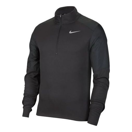 Men's Nike DRI-FIT Running Long Sleeves Pullover Smoke Gray CV7420-070 ...