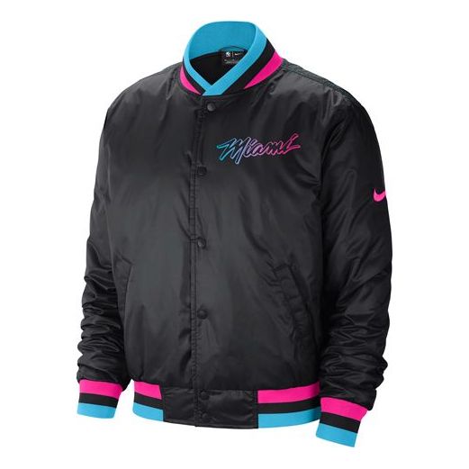 NBA GIII Miami Heat Wind Breaker Black Jacket Zip Up Mens - Sinbad Sports  Store