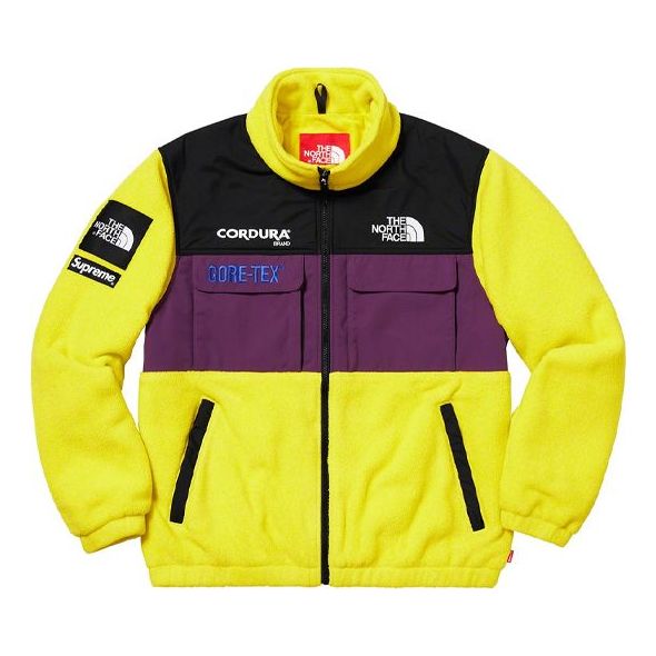 Supreme FW18 x The North Face Expedition Fleece Jacket Sulphur SUP-FW1