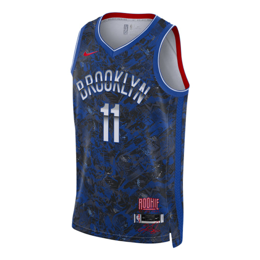 Men's Nike NBA Sports Basketball Brooklyn Nets . Kyrie Irving No. 11 Blue Jersey DA6959-495
