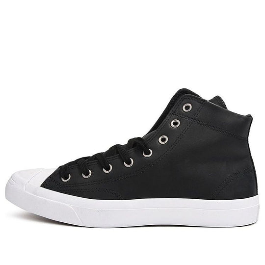 Converse Jack Purcell Hi Leather 'Black White' 157707C