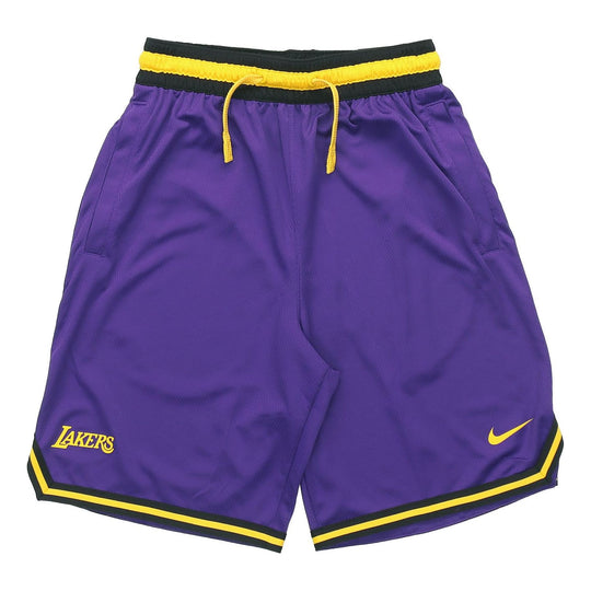 Nike NBA Statement DNA Los Angeles Lakers Basketball Training Sports Shorts Purple AV3537-504