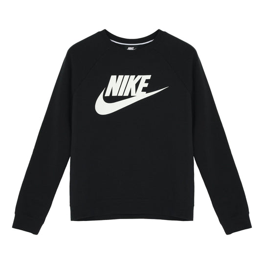 Nike Round-neck Sports Sweatshirt Black CI1178-010
