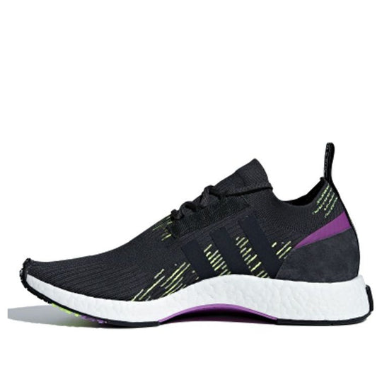 adidas NMD_Racer PK 'Carbon Solar Yellow Purple' B37640 Athletic Shoes  -  KICKS CREW