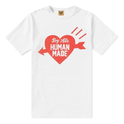 HUMAN MADE Logo Short-sleeved Unisex White HM18TE018