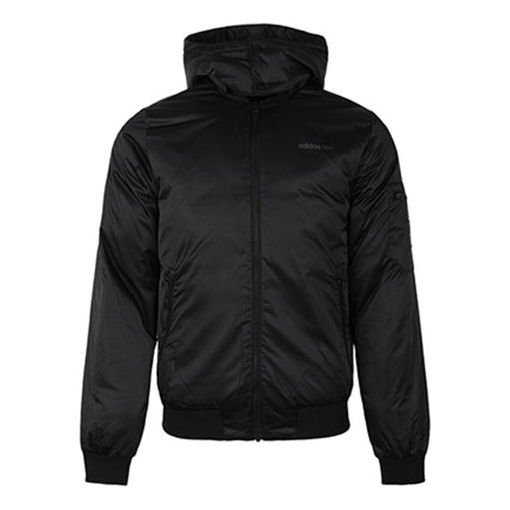 Men's adidas neo Logo Full Print Sports Stay Warm Hooded Down Jacket B -  KICKS CREW