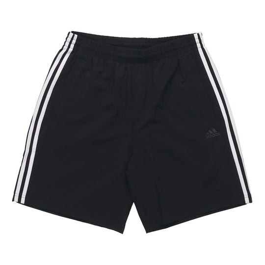 adidas AI SHR LIBRARY Stripe Athleisure Casual Sports Shorts Black DY8730