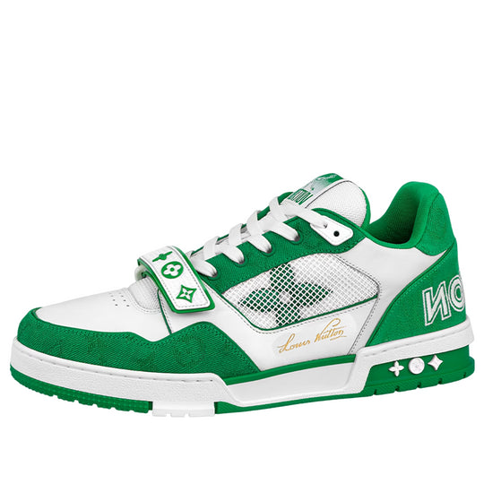 LOUIS VUITTON LV Trainer 'White Green' 1ABLY1