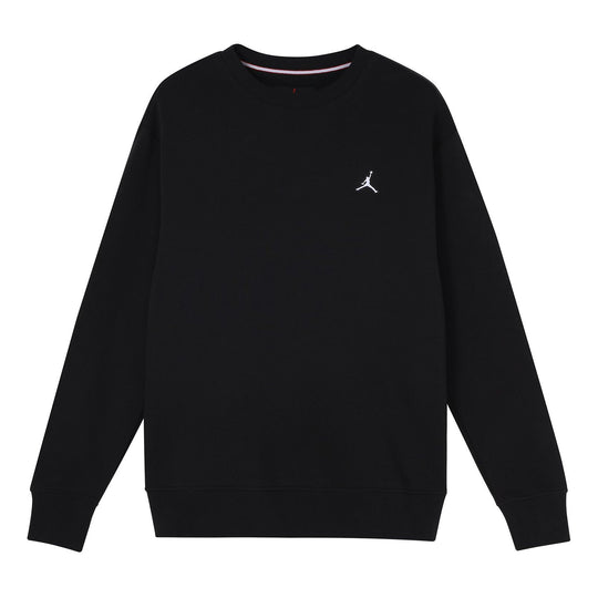 Air Jordan Solid Color Pullover Hoodie Men's Black DQ7521-010