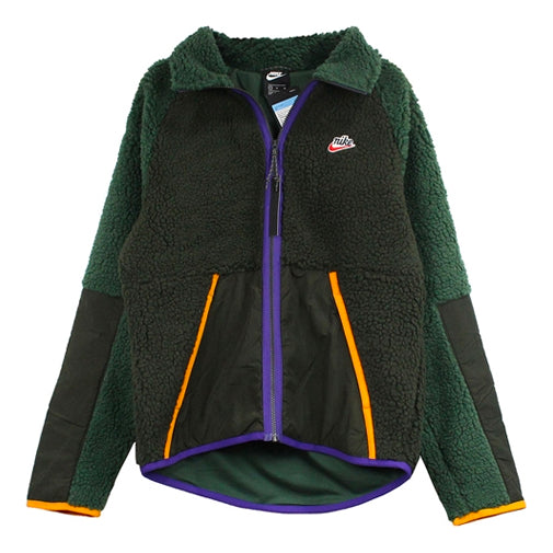 Nike Unisex Sportswear Stand Collar Jacket Green BV3722-355
