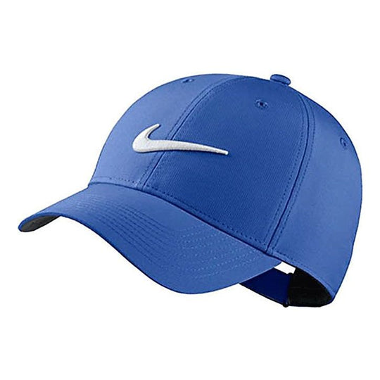 Nike Velcro Legacy 91 Golf Sports Cap Blue White 892651-480