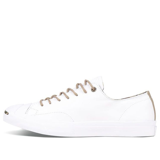 Converse Jack Purcell Wear-resistant Non-Slip Low Tops Casual Skateboarding Shoes Unisex White 160214C