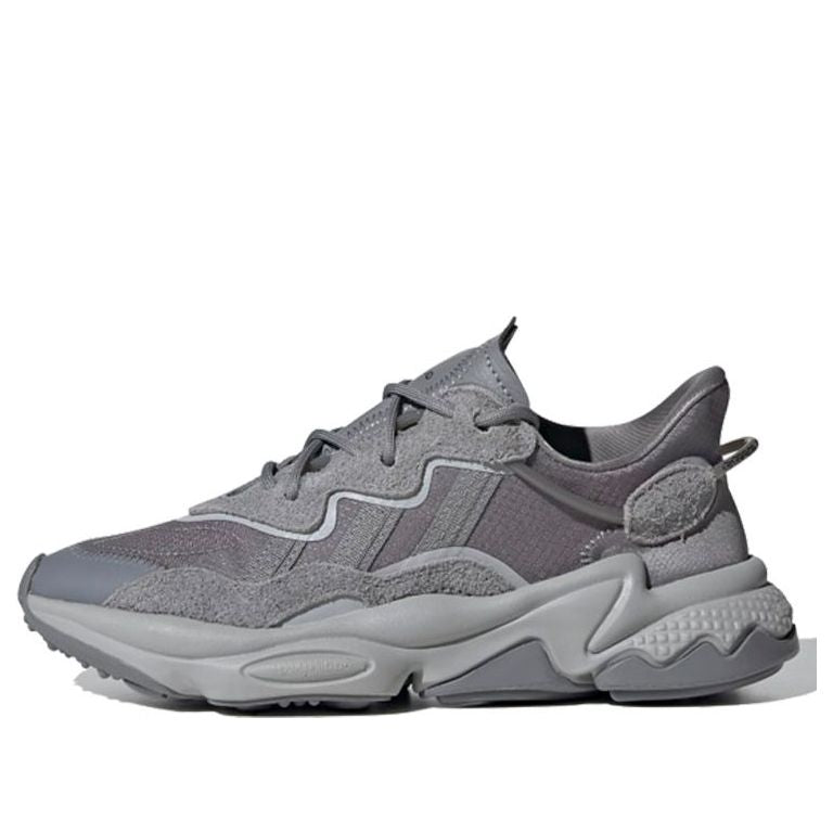 (GS) Adidas Originals Ozweego Shoes 'Charcoal Grey' EF6321 - KICKS CREW