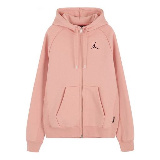 Air Jordan Flying Man Embroidered Sports Hooded Jacket Pink CD8734-606