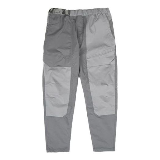 Men's Nike Polyester Splicing Cargo Gray Pants CJ5155-084