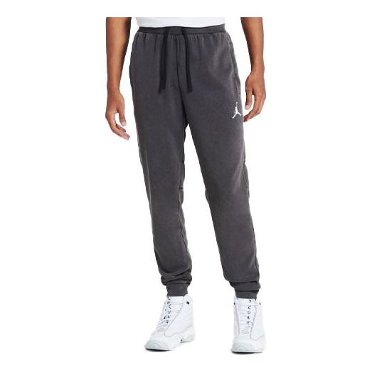 Men's Air Jordan Logo Casual Sports Fleece Long Pants/Trousers Light G ...