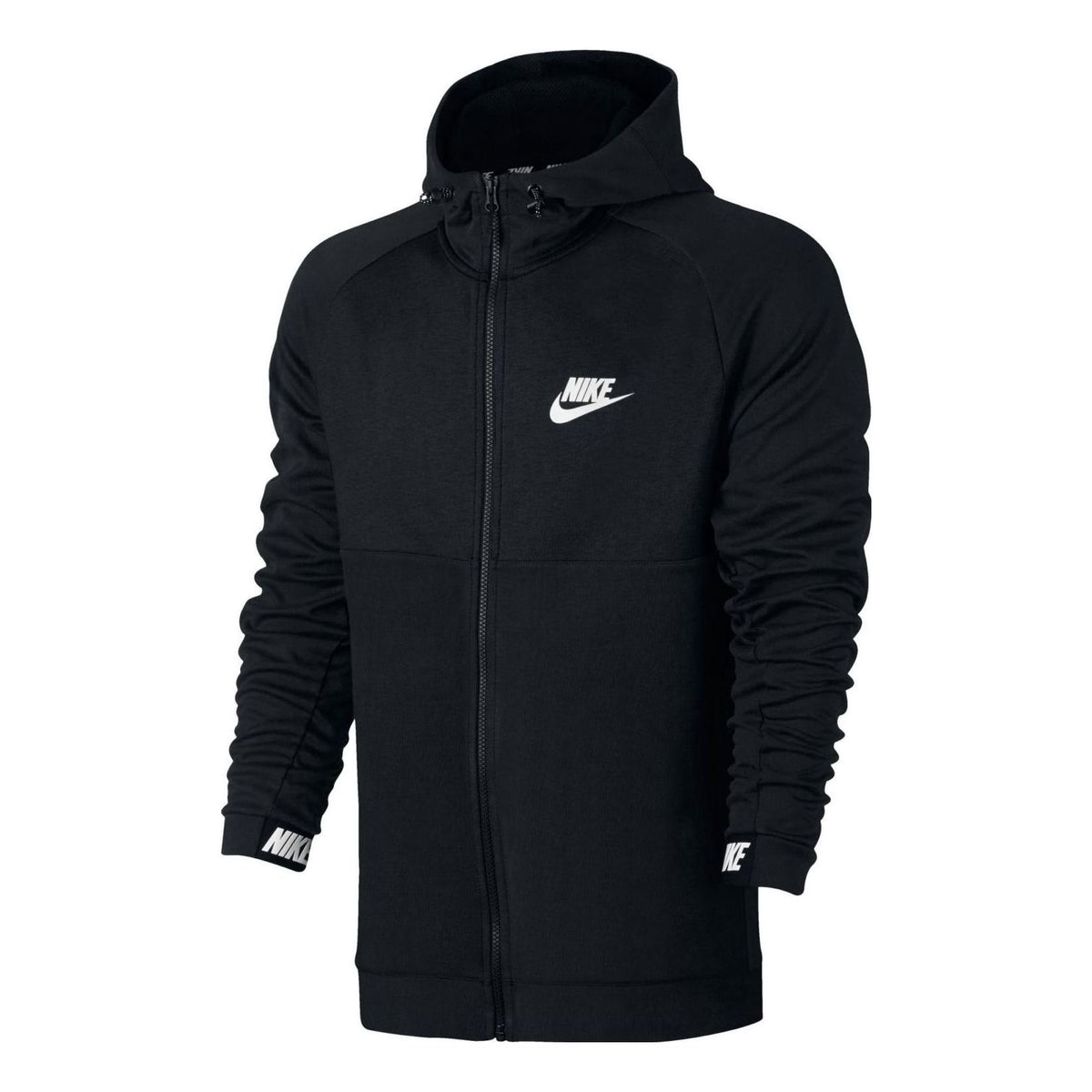 Nike AV15 Hooded Fleece Jacket 'Black' 861742-010 - KICKS CREW