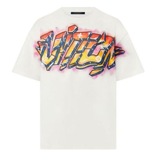 Louis Vuitton Graffiti Print Shortsleeved T-shirt - Farfetch
