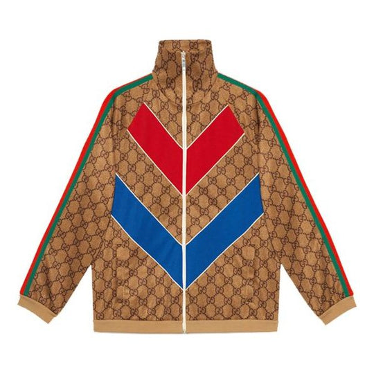 GUCCI GG Plain Knit Jacket For Men Brown 523488-X9V34-2035 - KICKS CREW